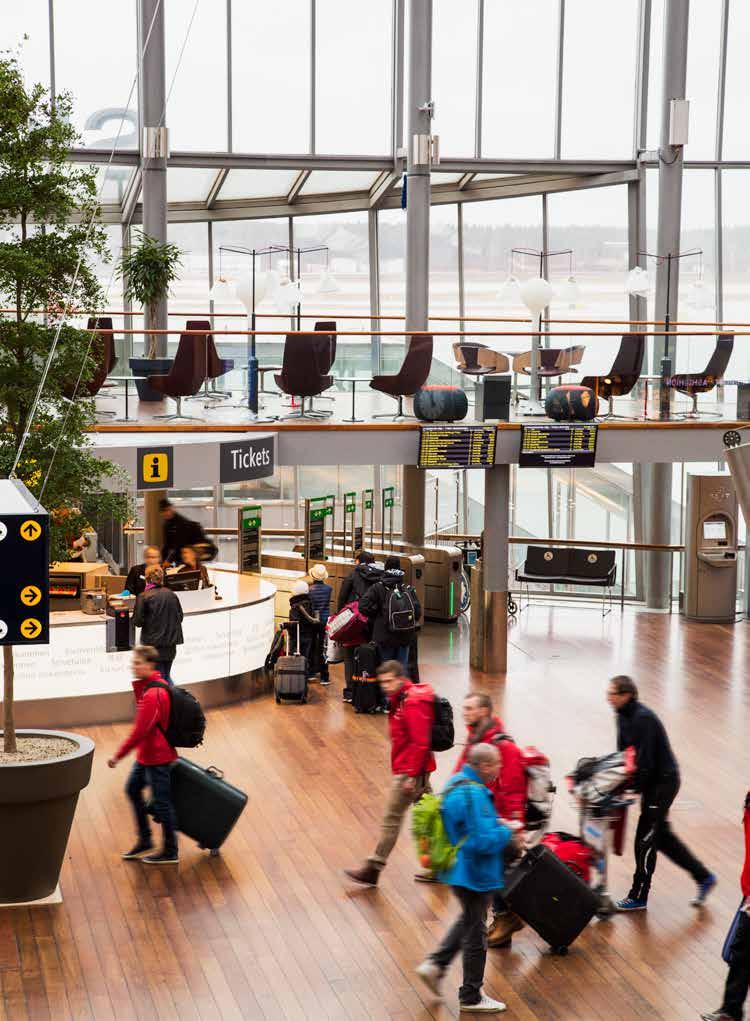 Nedgången till Arlanda Centralstation ligger