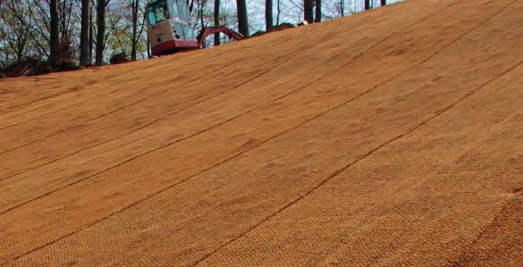 Erosionsmattor och gräsarmering BG-bionät Nedbrytbart erosionsnät framställt av naturmaterial. BG-bionät framställs av både jute och kokosfiber.