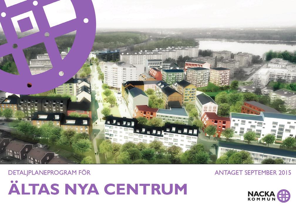 Programmet beskriver ett framtida Älta centrum där närheten till kultur, fritid, service och attraktiva bostäder präglar karaktären.