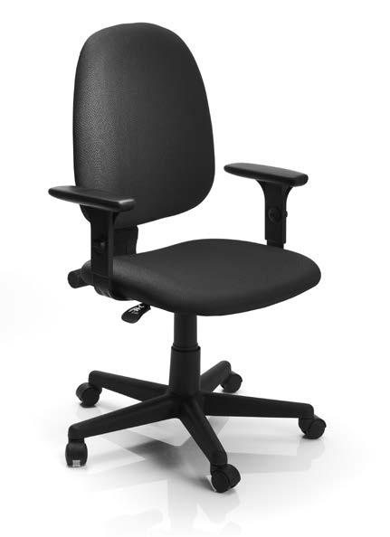 Jenna is an uncomplicated office chair without a tilting function. The chair can be ordered with an inclinable seat (). The angle, depth and height of the backrest can also easily be adjusted.