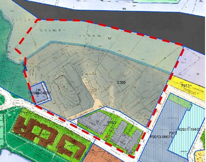 Sida 6 (16) Planmosaik. Ungefärligt planområde markerat i rött. Pågående planer i närområdet Marievik 15 mfl i stadsdelen Liljeholmen i Stockholm Dp 2010-14465.