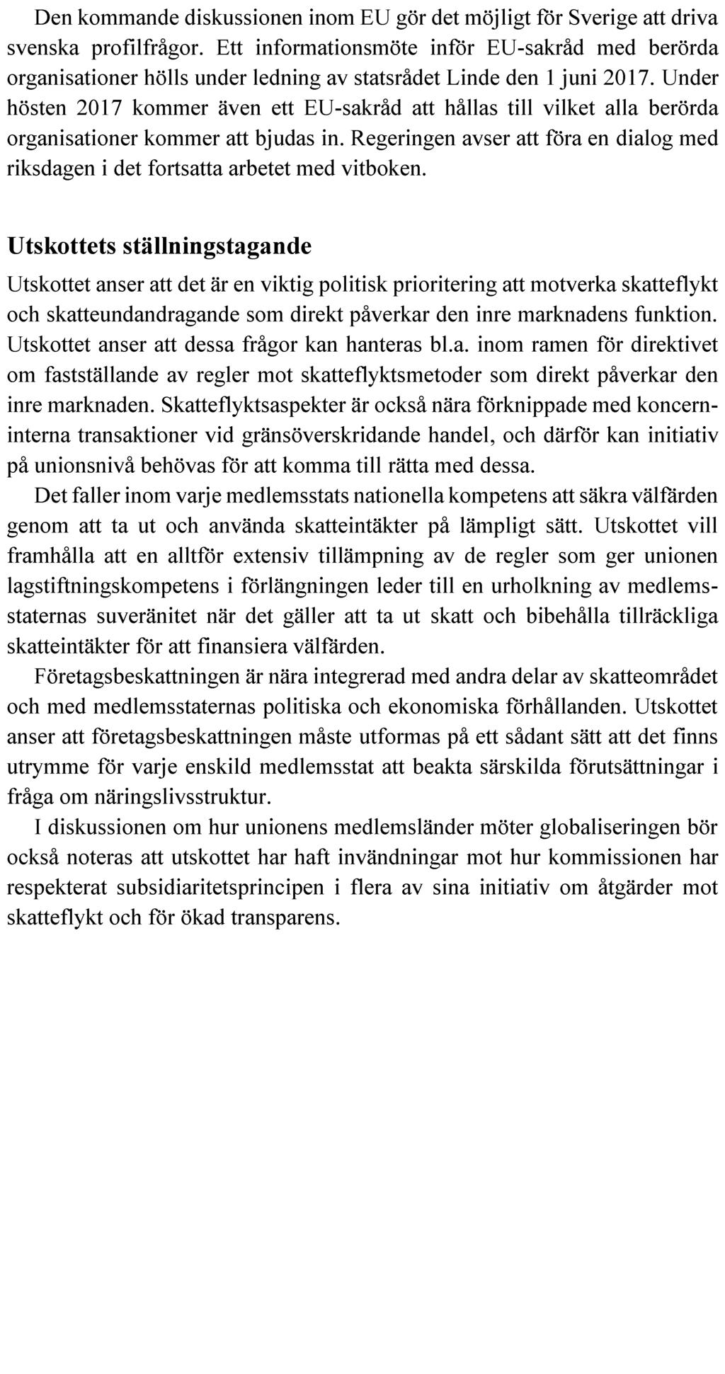 BILAGA 2 SKATTEUTSKOTTETS