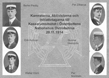 Verkställande organ för värvningen i Finland var Aktionskommittén med stöd av en Centralkommitté där alla borgerliga partier var företrädda.