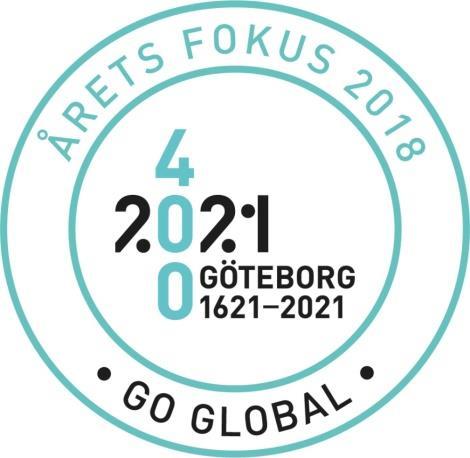 Så här stärker vi berättelsen Berätta att satsningen är en del av Göteborgs 400-årsjubileum 2021. Det egna budskapet/aktiviteten/satsningen är alltid viktigast.