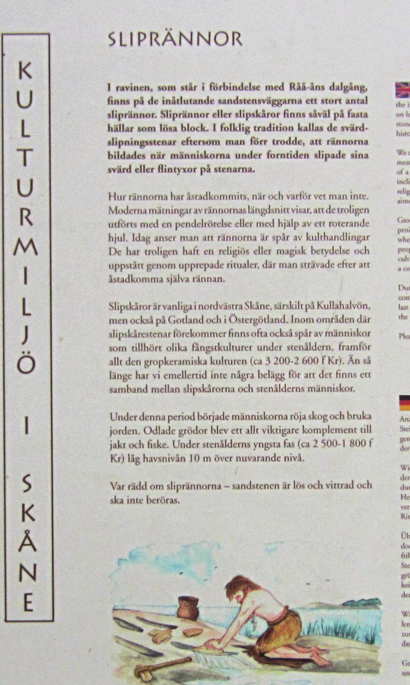 Foteviken 2012-05-15 Sliprännorna i Gantofta Nyfunnen kunskap om en märklig plats besiktning som gjordes men också genom det nya kartfynd som undertecknad gjort om platsen.