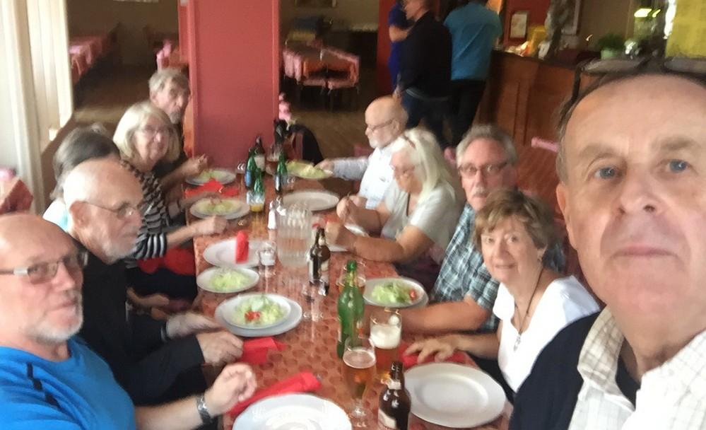 Vandringen avslutades med middag på en Indisk Restaurang i Lilla Alby, som ligger i Sundbyberg.