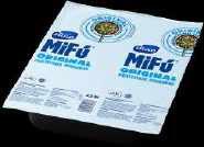 nr: 34099 Förp/krt: 2 x 2,5 kg Stekbart matprotein gjort på mjölk Som alternativ till kött Proteinrikt, 24 g protein per 100 g Pastöriserad mjölk, vatten, mjölkprotein, förtjockningsmedel
