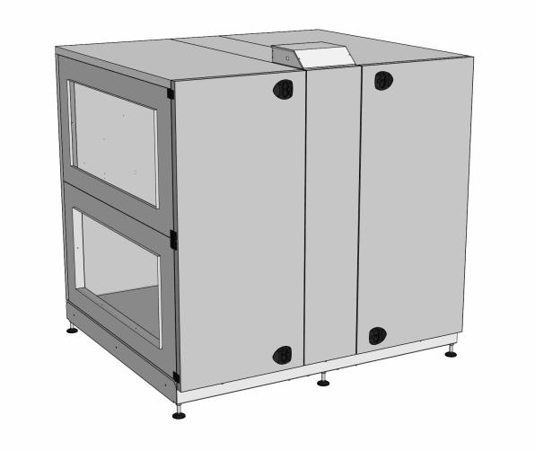 3003205-2014-04-15 VEX280_EXact VEX280H med roterande värmeväxlare och EXact-automatik Aggregatet levereras med (fabriksmonterad): VEX280-1 VEX280-2 Kompaktfilter FP Påsfilter FB OD (utomhusmontage)