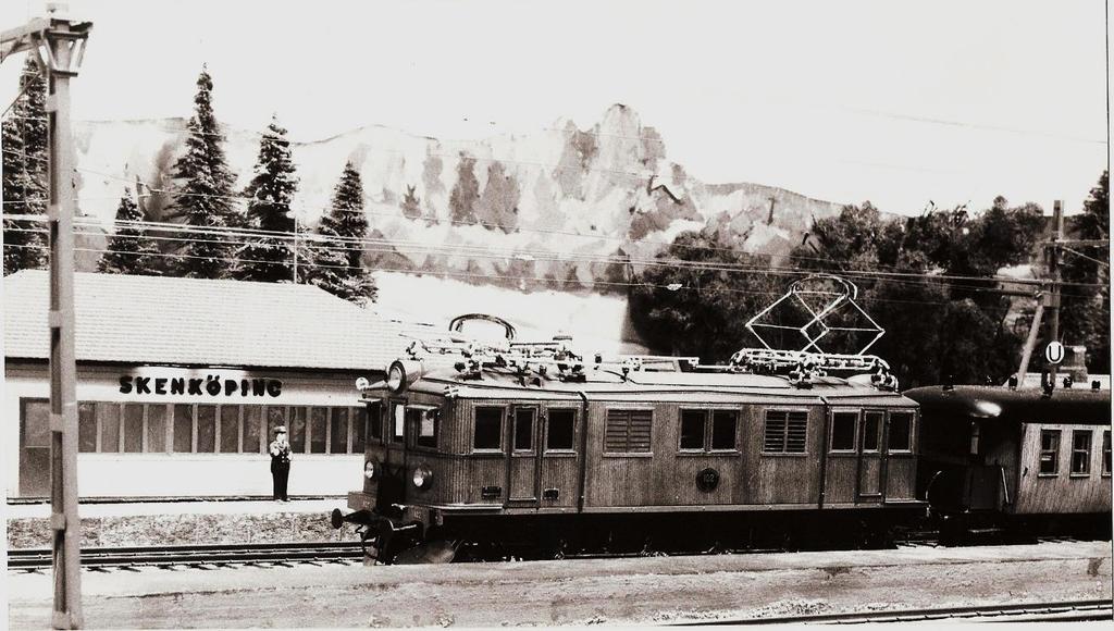 så här på Skenköpings station.