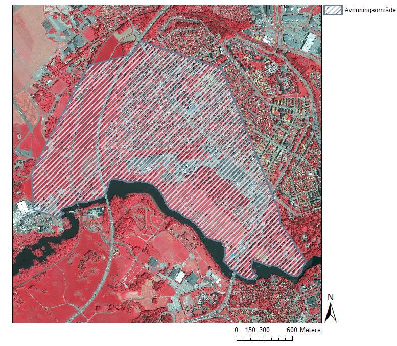 3.2.4 Avrinningsområde SVAR delavrinningsområde SVAR är en databas som innehåller information kring avrinningsområden i Sverige baserade på ytvattendelare som bestämts utifrån topografiska kartor