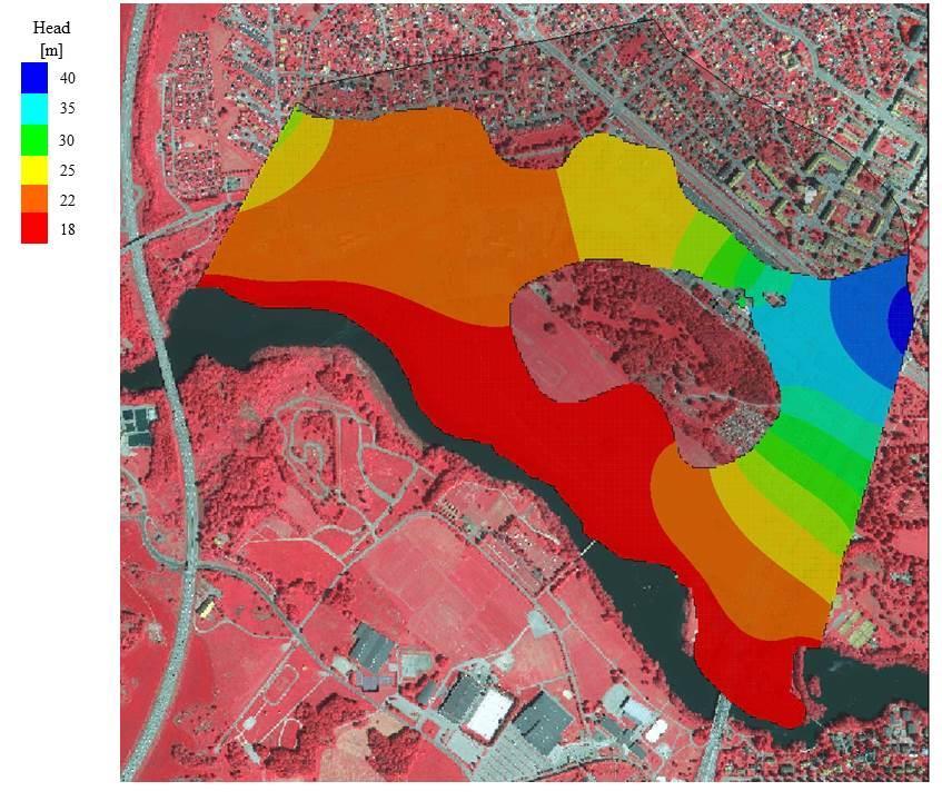 4.4.4 Värsta scenario För att undersöka hur omfattande en potentiell spridning av PCE, TCE, DCE samt VC skulle vara vid värsta scenario utfördes simuleringar där förhållanden vilka tillåter maximal