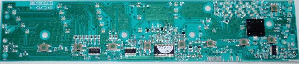 Delta3 användarinterface LED-lampor Display Knappar