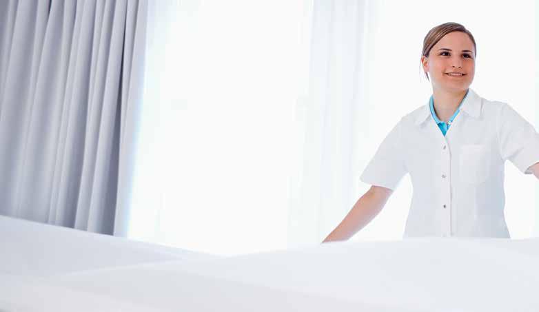 Miele varmmanglar PM 12 Rena och perfekt manglade dukar och sänglinne ger en feel-good-känsla som är viktigt för totalupplevelsen exempelvis på en restaurang, ett hotell eller i ett privat hem.