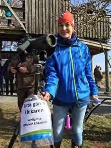 HUVUDMAN KRISTIANSTADS KOMMUN 21(30) Tranvärdar På trandagen den 25 mars gick startskottet för tranfesten vid Pulken. Nytt för i år var att Pulken bemannades av Tranvärdar.