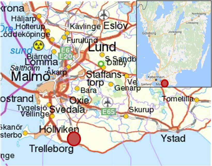 3.8. Trelleborg Trelleborg hamn (se figur 3.8.1) är belägen i centrala Trelleborg, i södra Skåne. Den naturliga tillfartsvägen är E6.