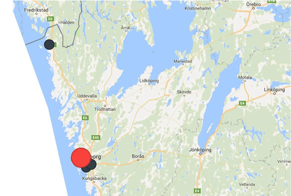 6. Järnvägstransporter För att komplettera bilden av lastbilstrafiken till färjeverksamheten i de olika hamnarna har även järnvägstransporterna översiktligt kartlagts.