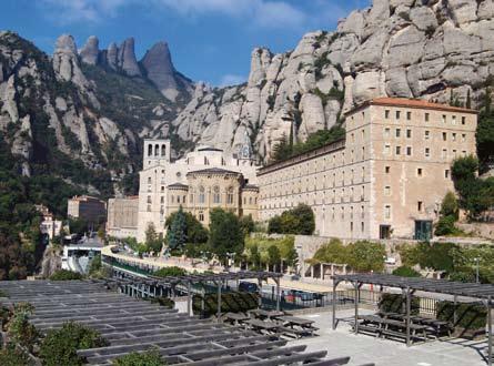 SWENSON m.fl. Figur 5. Klostret Montserrat, grundat år 1025 och beläget 50 km nordväst om Barcelona.
