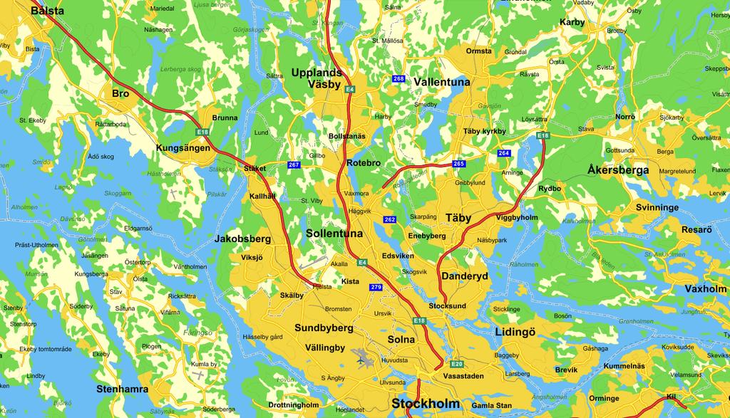 1 Inledning Granhammarsvägen är en huvudgata i Upplands-Bro kommun som bland annat förbinder Kungsängen och Brunna med trafikplats Brunna.