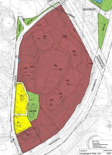 1 Förslag detaljplan Kungsängens-Tibble 1:331 m.fl.