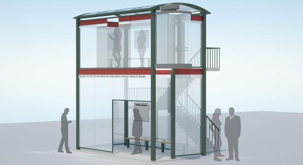 STATIONSUTFORMNING Eftersom spårbilsnätet till stor del följer det befintliga 