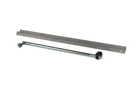 010715 Armsats, dragande Standardarm i Aluminium, för dragande funktion Utgående axel med