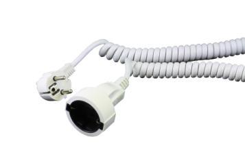 Svart 0,8m 2403118 A 16320852 2313+3318 H05VV-F 3G1,0 Vit