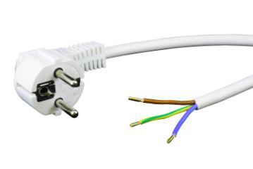 Halogenfria Skärmade Sladdställ A 3105322500 2323 HFFR skärmad 3G1,0 vit 2,5m 2403125 A 3105322503 2323 HFFR skärmad 3G1,0 vit st i plp 2,5m 2404891 A 3105323500 2323 HFFR skärmad 3G1,0 vit 3,5m