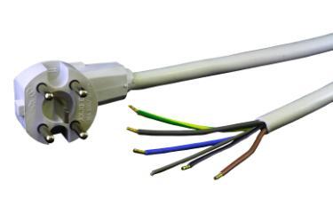 C 26370770 Perilex Spisplugg H05VV-F 5G1,5 Grå 0,7m - A 26371300 Perilex Spisplugg H05VV-F 5G1,5 Grå 1,3m 2408020 A 26411500 Perilex(Skruv) Spispl.