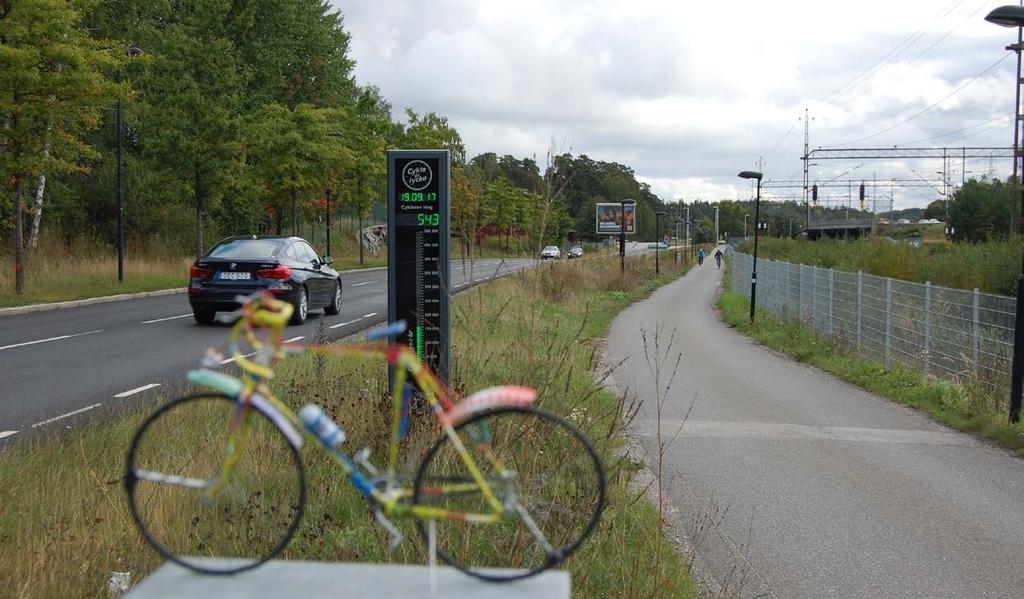 6. CYKELTRAFIKENS UTVECKLING Målsättningen i den regionala cykelplanen är att andelen cykelresor i Stockholms län ska utgöra 20 procent år 2030.