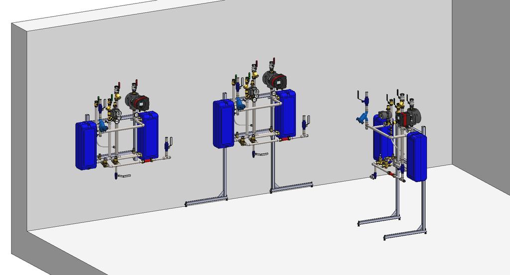 Tekniska data Maximal effekt värmekrets: 250 kw Maximal effekt varmvattenkrets: 188 kw (1,0 l/s) Tillåtet tryckfall för värmekrets: Max 17 kpa Öppningstryck säkerhetsventil värmekrets: 3,0 bar