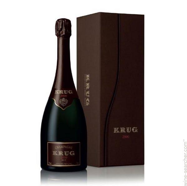 Krug Krug, Reims Alla viner är prestige jästa på 205 l fat 6 g/l dosage Krug Grande Cuvée multivintage av 120 viner från 10+ årgångar 70 byar 50% Pinot Noir 15%