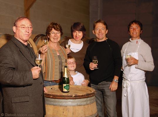 Diebolt-Vallois Jacques, Nadia, Guillaume, Isabelle,