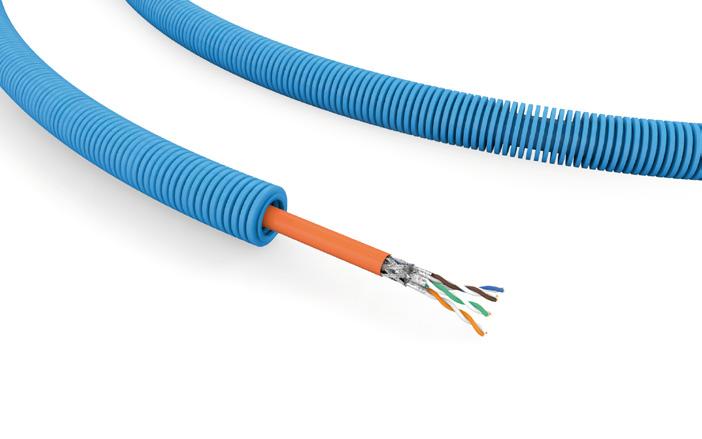 Datakabel kat 7 S/FTP HF PIMF 900 Mhz Dubbelskärmad datakabel som överskrider prestandan för ISO/TIA och CENELEC kategori 7.