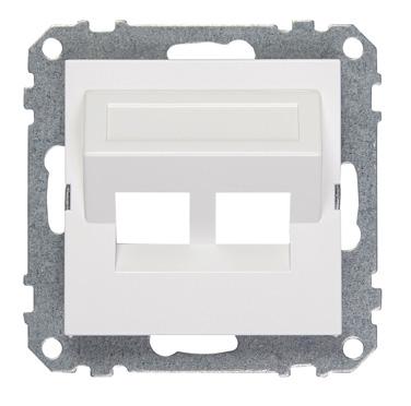 Gemensamma tillbehör kopparnät Våra modularjack har måttet Keystone. Det innebär att de kan monteras i de flesta leverantörers lock som har hålbild Keystone.