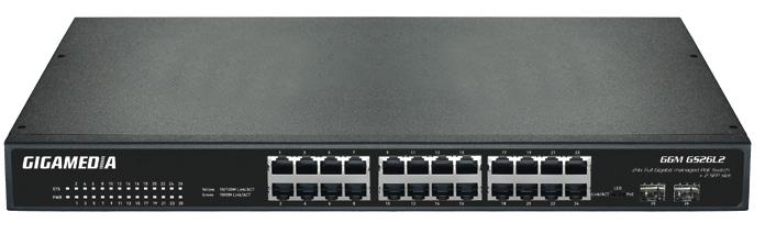 se Hastighet: 10/100 Mbps Antal portar: 16 och 24 portar Mått: 19 440 x 123 x 44 mm (b x dj x h) Strömförsörjning: Intern 100 ~ 240V/AC, 50~60 Hz 51 870 75 51 870 77 GGM FES1602 GGM FES2402 Switch