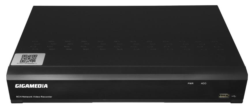 NVR 4K med 4 eller 8 kanaler PoE NVR som levererar bildkvalitet i 4K upplösning. Finns med fyra eller åtta kanaler. Hårddisk ingår ej utan köps separat, 1-6 TB.