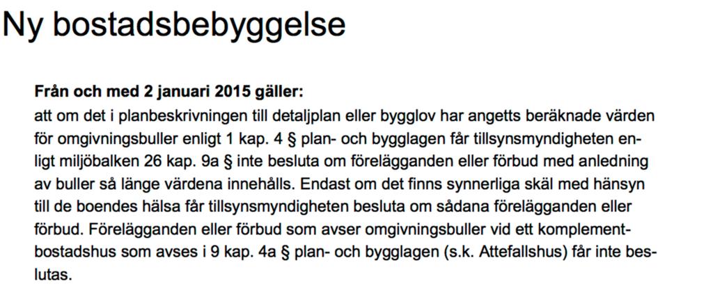 Naturvårdsverket, Vägledning om industribuller och annat