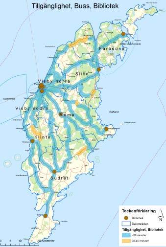 Region Gotland Ledningskontoret Remissunderlag för Strategi för ett långsiktigt hållbart serviceutbud på Gotland Tabell 29: Jämförelse med andra utifrån serviceutbudet - Badhus och simhall Antal