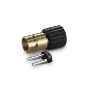 Adapter Adapter som gör 11mm hane till M22 hona. Anti-Twist-system Adapter EASY!Lock Adapter 1, M22 slang - EASY!Lock slang Adapter 2, M22 handtag el maskin - EASY!