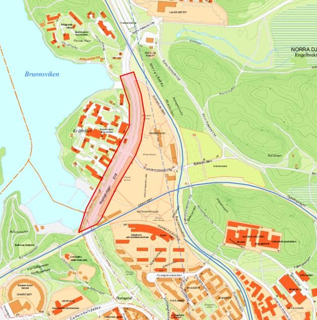 Sida 2 (9) Bakgrund En detaljplan för nya undervisningslokaler och studentbostäder i Albano (området mitt emellan Roslagsvägen och Roslagsbanan norr om AlbaNova) fastställdes under 2015.