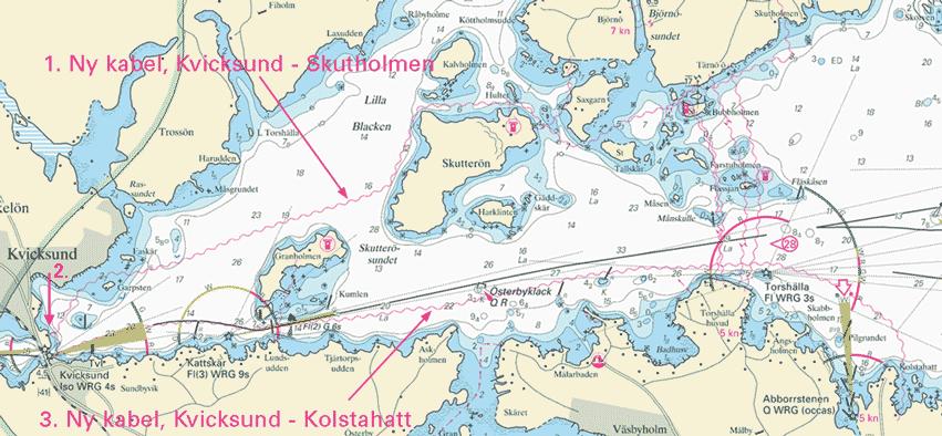 Nr 139 14 Nya kablar vid Kvicksund