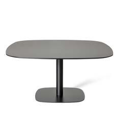 070 52,0 0,20 VIT KOMPAKTLAMINAT, SVART KÄRNA 6420401-9072 BORD 1200 X 1200 MM, HÖJD 720 MM 8.
