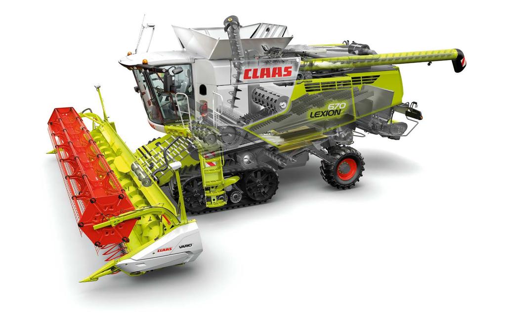 LEXION 600 i översikt.