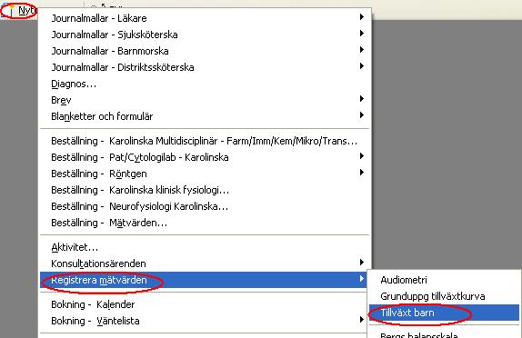 Lathund BHV Registrera tillväxt samt vaccinationer Denna lathund riktar sig till BVC-sjuksköterskor inom Hälso- och sjukvårdsförvaltningen.