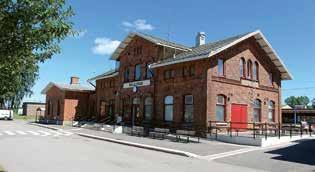 Myren 4 Bergs sjukhem Bergs epidemisjukhus uppfördes ursprungligen år 1908 i kvarteret Muren men flyttades tio år senare till dess nuvarande plats i kvarteret Myren nära järnvägsstationen.