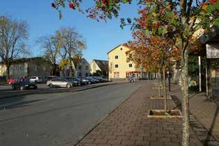 Lundgrens torg har som ett centralt och tillgängligt grönområde i Mellerud höga miljöskapande värden.