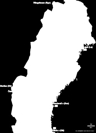 BILD 36 Norra Sverige: Översikt kapacitetsbegränsningar 211 Dygnsgenomsnitt Stora kapacitetsbegränsningar 1 Medelstora kapacitetsbegränsningar 1 Små eller inga kapacitetsbegränsningar 1 1