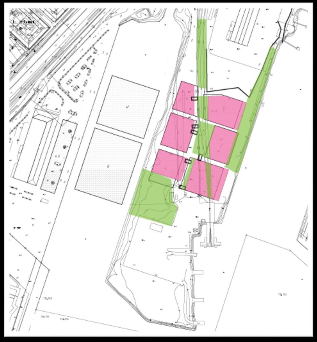 KONCEPT 2016-03-01 BILAGA 1 Frihamnen, temporära bostäder - Situationsplan, marktypområden Bostäder Parkmark 1 (1) memo04.