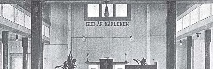 1918 monterades elektriskt ljus in i missionshuset. I oktober 1877 beslöt missionsföreningen att uppföra ett nytt missionshus på tomten som inköptes till ett pris av 100 kronor.
