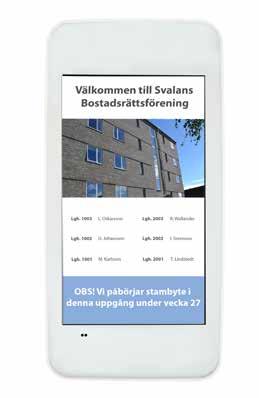 dokumentation online, boka lokaler, få tillgång till webservice, se energiförbruk och